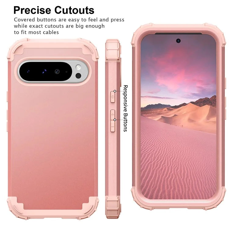 L-Style For Google Pixel 9 Pro XL Case Shockproof PC + TPU Phone Back Cover
