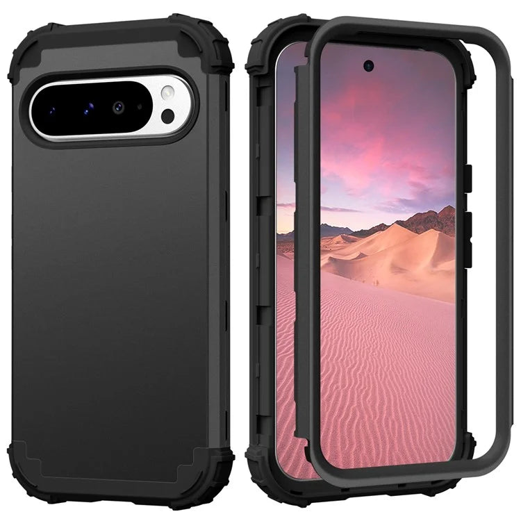 L-Style For Google Pixel 9 Pro XL Case Shockproof PC + TPU Phone Back Cover