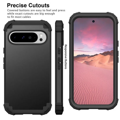 L-Style For Google Pixel 9 Pro XL Case Shockproof PC + TPU Phone Back Cover