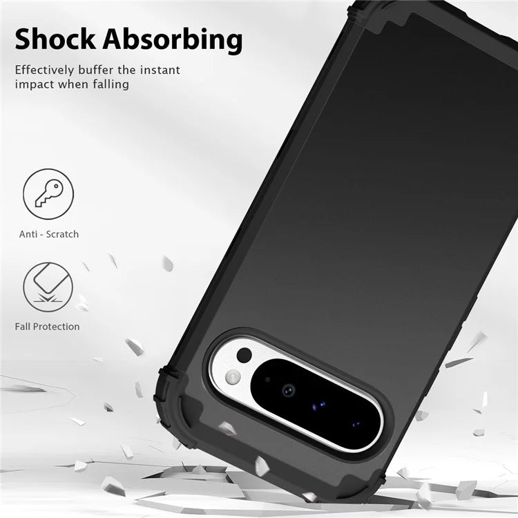 L-Style For Google Pixel 9 Pro XL Case Shockproof PC + TPU Phone Back Cover