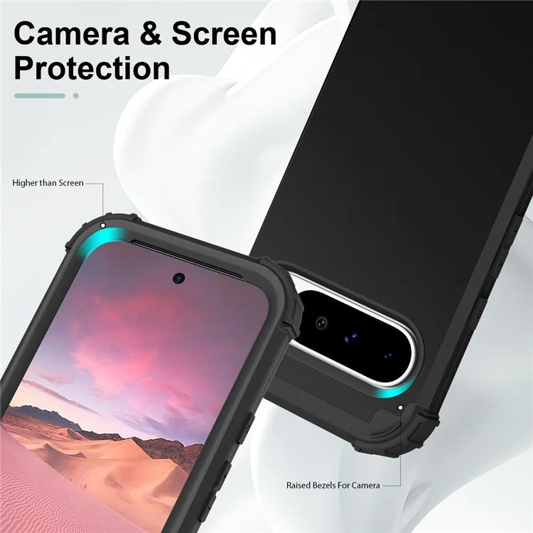 L-Style For Google Pixel 9 Pro XL Case Shockproof PC + TPU Phone Back Cover