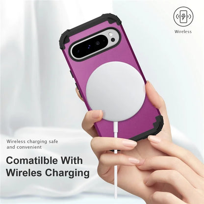 L-Style For Google Pixel 9 Pro XL Case Shockproof PC + TPU Phone Back Cover