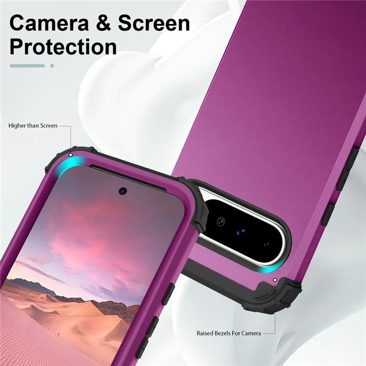 L-Style For Google Pixel 9 Pro XL Case Shockproof PC + TPU Phone Back Cover