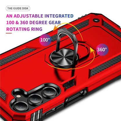 For Samsung Galaxy A16 5G Case PC+TPU Phone Cover with Rotary Ring Kickstand