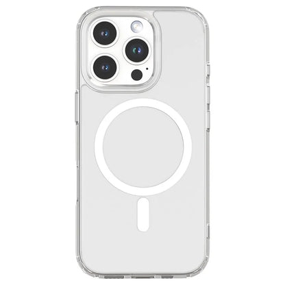 MUTURAL For iPhone 16 Pro Case Compatible with MagSafe TPU+PC Clear Phone Cover