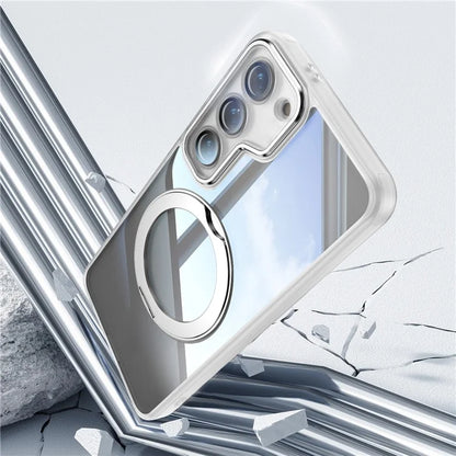 For Samsung Galaxy S23 Case Rotatable Magnetic Kickstand TPU+PC Phone Cover with Lens Film
