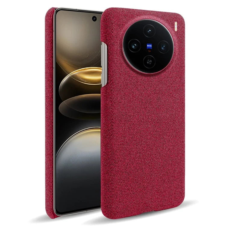 For vivo X100s 5G Case Cloth Texture Anti-Scratch Protective PC Phone Cover