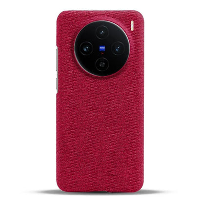 For vivo X100s 5G Case Cloth Texture Anti-Scratch Protective PC Phone Cover