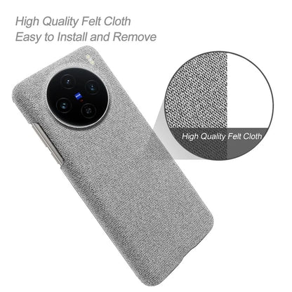 For vivo X100s 5G Case Cloth Texture Anti-Scratch Protective PC Phone Cover