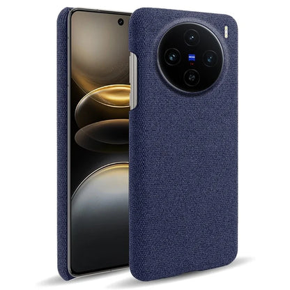 For vivo X100 5G Case Cloth Texture Anti-Scratch Protective PC Phone Cover