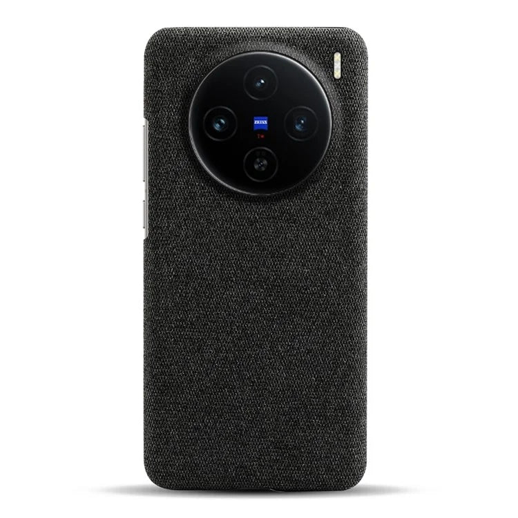 For vivo X100 5G Case Cloth Texture Anti-Scratch Protective PC Phone Cover