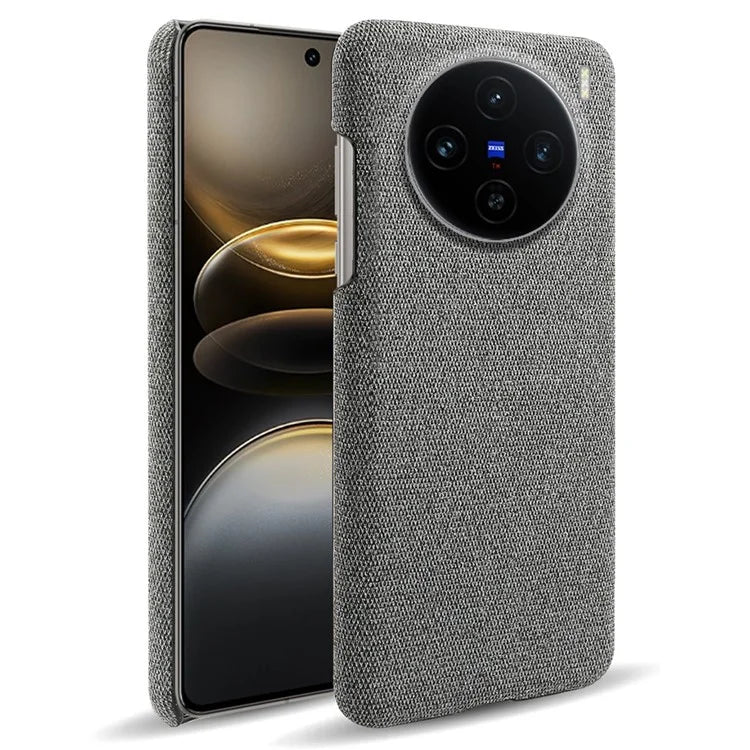 For vivo X100 5G Case Cloth Texture Anti-Scratch Protective PC Phone Cover