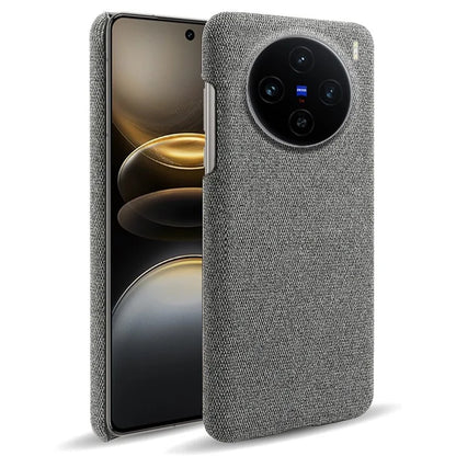 For vivo X100 5G Case Cloth Texture Anti-Scratch Protective PC Phone Cover