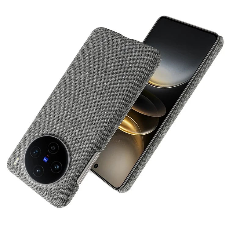 For vivo X100 5G Case Cloth Texture Anti-Scratch Protective PC Phone Cover