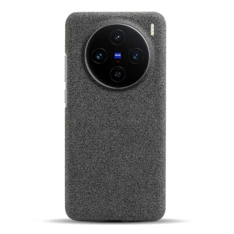 For vivo X100 5G Case Cloth Texture Anti-Scratch Protective PC Phone Cover