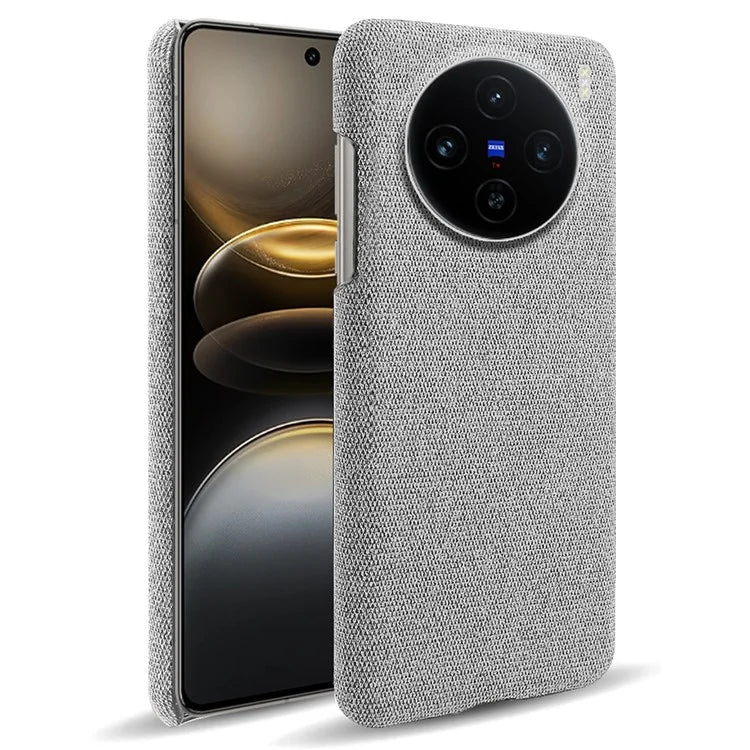 For vivo X100 5G Case Cloth Texture Anti-Scratch Protective PC Phone Cover
