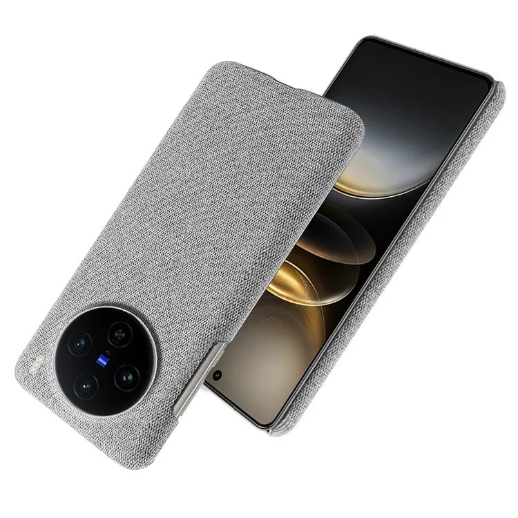 For vivo X100 5G Case Cloth Texture Anti-Scratch Protective PC Phone Cover