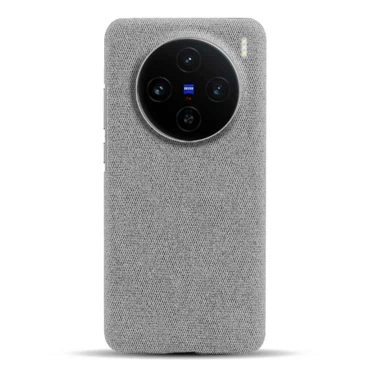 For vivo X100 5G Case Cloth Texture Anti-Scratch Protective PC Phone Cover