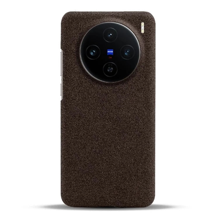 For vivo X100 5G Case Cloth Texture Anti-Scratch Protective PC Phone Cover