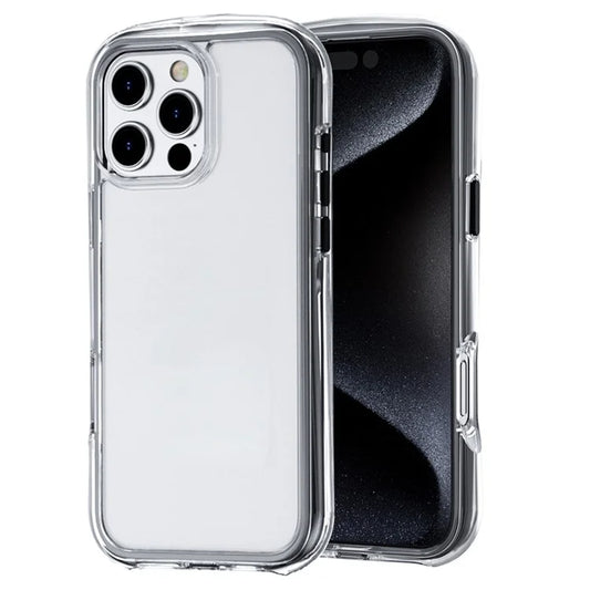 For iPhone 16 Pro Max Case Annular Airbags PC+TPU Shockproof Phone Cover
