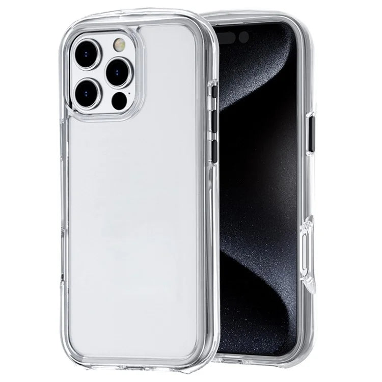 For iPhone 16 Pro Case Annular Airbags PC+TPU Shockproof Phone Cover