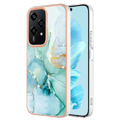 For Honor 200 Lite Case YB IMD Series-2 Style-B IMD Marble Pattern TPU Back Cover