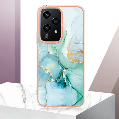 For Honor 200 Lite Case YB IMD Series-2 Style-B IMD Marble Pattern TPU Back Cover