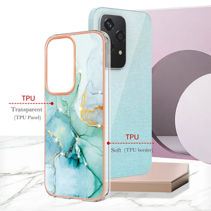 For Honor 200 Lite Case YB IMD Series-2 Style-B IMD Marble Pattern TPU Back Cover