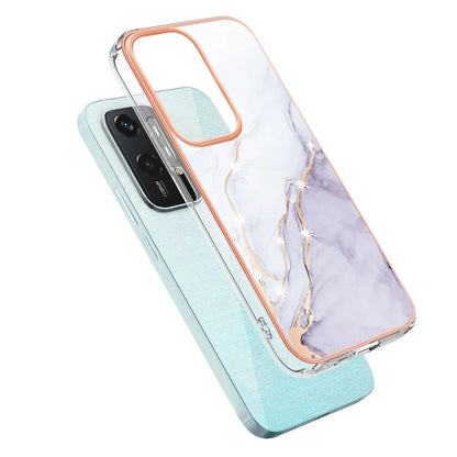 For Honor 200 Lite Case YB IMD Series-2 Style-B IMD Marble Pattern TPU Back Cover