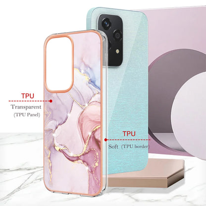 For Honor 200 Lite Case YB IMD Series-2 Style-B IMD Marble Pattern TPU Back Cover