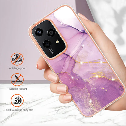For Honor 200 Lite Case YB IMD Series-2 Style-B IMD Marble Pattern TPU Back Cover