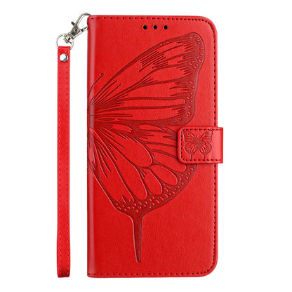 For Samsung Galaxy A06 Case YB Imprinting Series-4 Butterfly Flower Flip Wallet Leather Phone Cover
