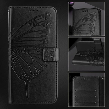 For Samsung Galaxy A16 5G Case YB Imprinting Series-4 Butterfly Flower Flip Wallet Leather Phone Cover