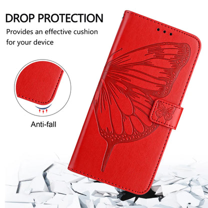 For Samsung Galaxy A16 5G Case YB Imprinting Series-4 Butterfly Flower Flip Wallet Leather Phone Cover