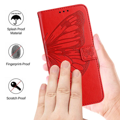 For Samsung Galaxy A16 5G Case YB Imprinting Series-4 Butterfly Flower Flip Wallet Leather Phone Cover
