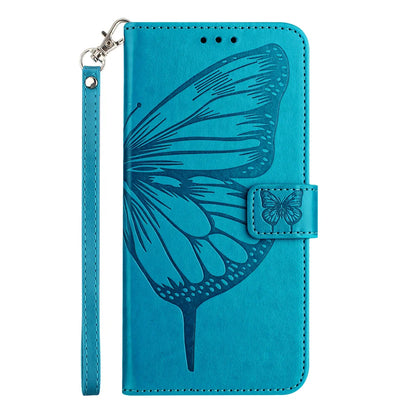 For Samsung Galaxy A16 5G Case YB Imprinting Series-4 Butterfly Flower Flip Wallet Leather Phone Cover