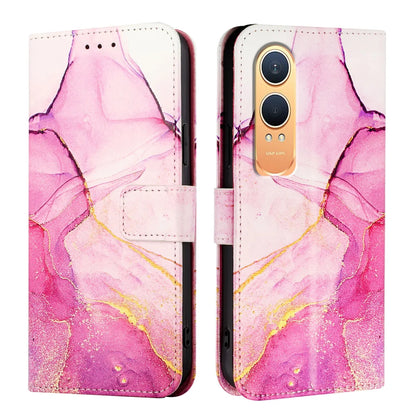 For OnePlus Nord CE4 Lite 5G Case YB Pattern Printing Leather Series-5   Marble Pattern Wallet Phone Cover