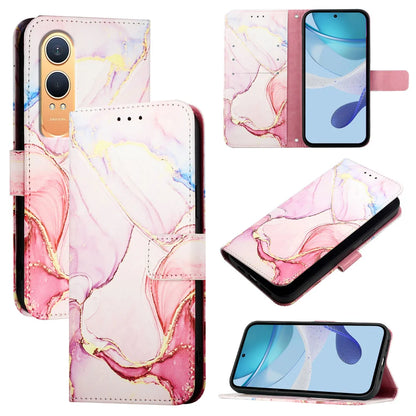 For OnePlus Nord CE4 Lite 5G Case YB Pattern Printing Leather Series-5   Marble Pattern Wallet Phone Cover