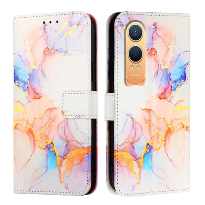 For OnePlus Nord CE4 Lite 5G Case YB Pattern Printing Leather Series-5   Marble Pattern Wallet Phone Cover