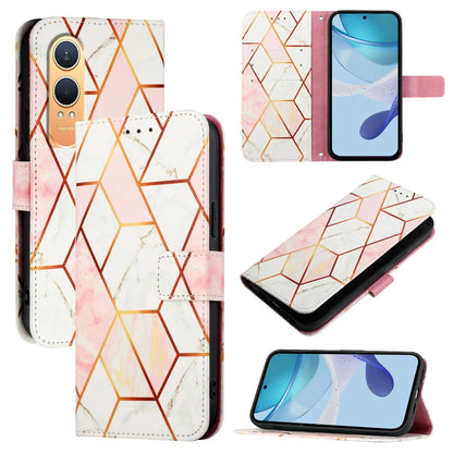 For OnePlus Nord CE4 Lite 5G Case YB Pattern Printing Leather Series-5   Marble Pattern Wallet Phone Cover