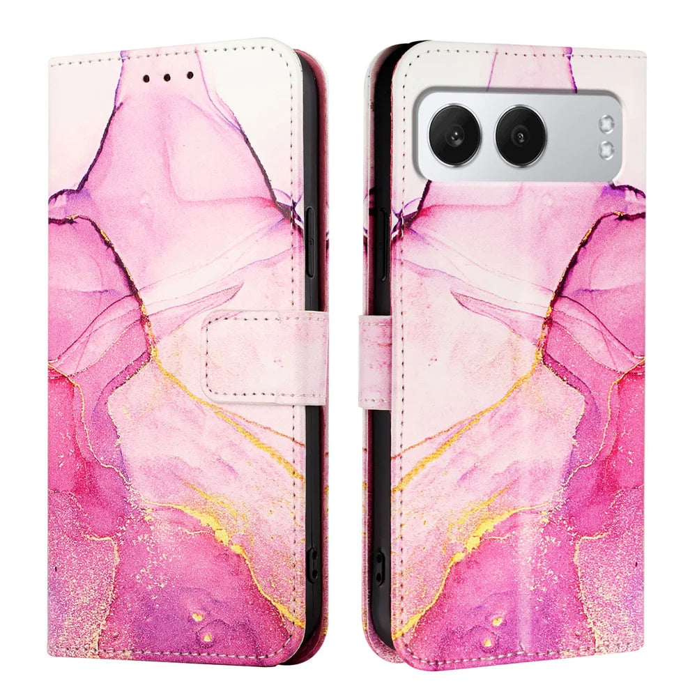 For OnePlus Nord 4 Case YB Pattern Printing Leather Series-5   Marble Pattern Wallet Phone Cover
