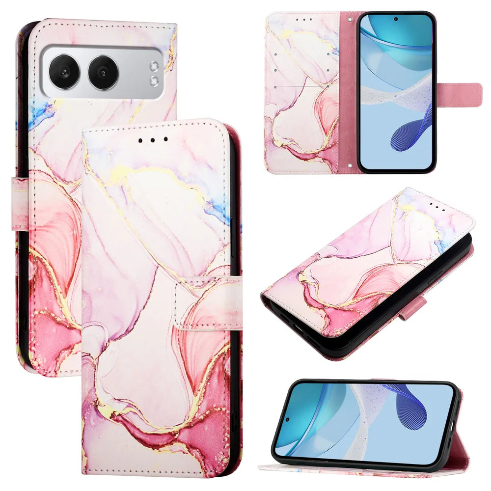 For OnePlus Nord 4 Case YB Pattern Printing Leather Series-5   Marble Pattern Wallet Phone Cover