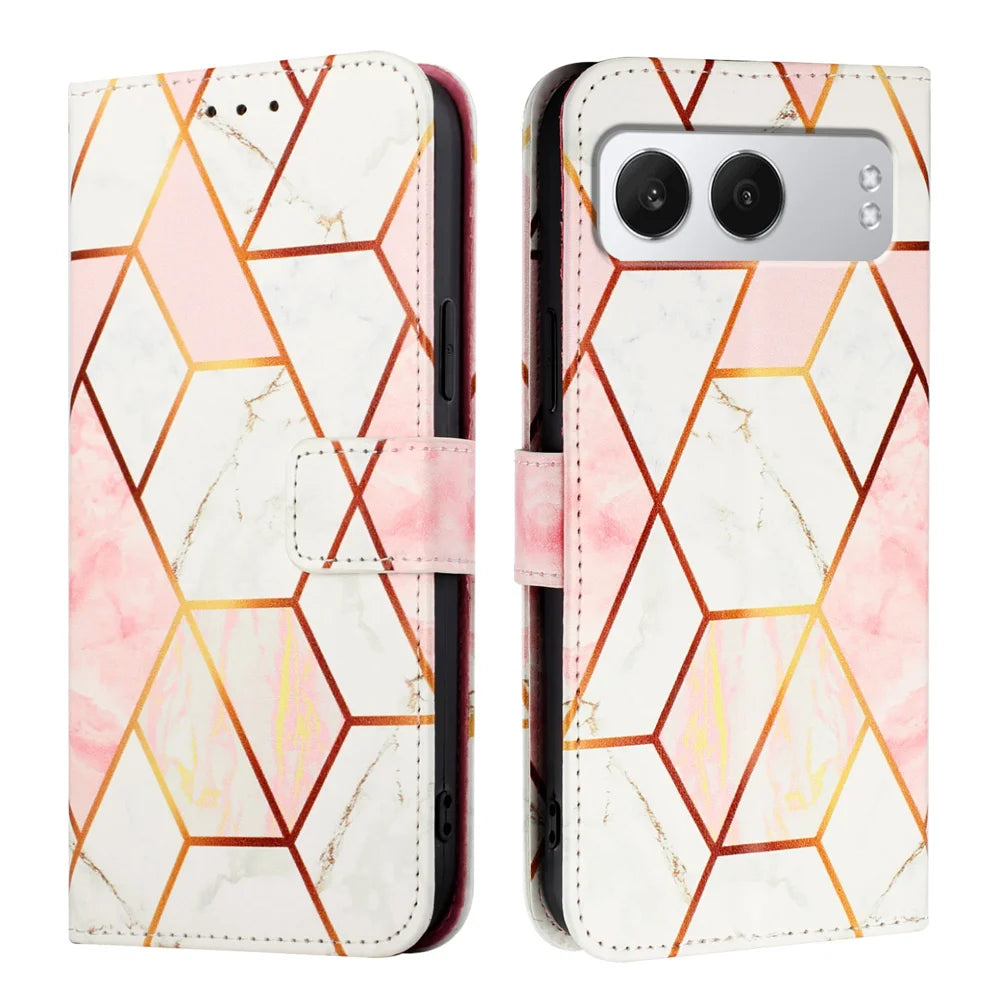 For OnePlus Nord 4 Case YB Pattern Printing Leather Series-5   Marble Pattern Wallet Phone Cover