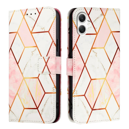 For Samsung Galaxy A06 Case YB Pattern Printing Leather Series-5   Marble Pattern Wallet Phone Cover