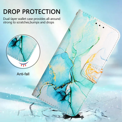 For Samsung Galaxy A06 Case YB Pattern Printing Leather Series-5   Marble Pattern Wallet Phone Cover