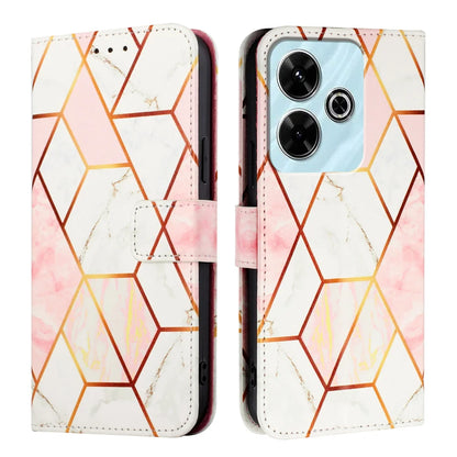 For Xiaomi Redmi 13 4G Case YB Pattern Printing Leather Series-5   Marble Pattern Wallet Phone Cover