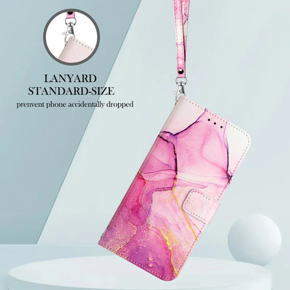 For Samsung Galaxy A16 5G Case YB Pattern Printing Leather Series-5   Marble Pattern Wallet Phone Cover