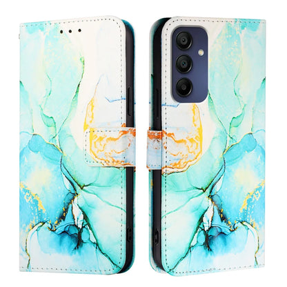 For Samsung Galaxy A16 5G Case YB Pattern Printing Leather Series-5   Marble Pattern Wallet Phone Cover