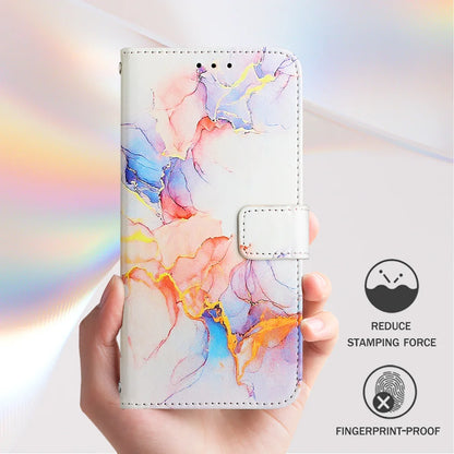 For Samsung Galaxy S24 FE Case YB Pattern Printing Leather Series-5   Marble Pattern Wallet Phone Cover