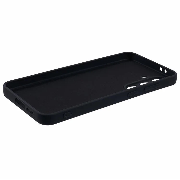 For Samsung Galaxy S24 FE Case TPU Back Soft Anti-Scratch Fiber Lining Phone Cover